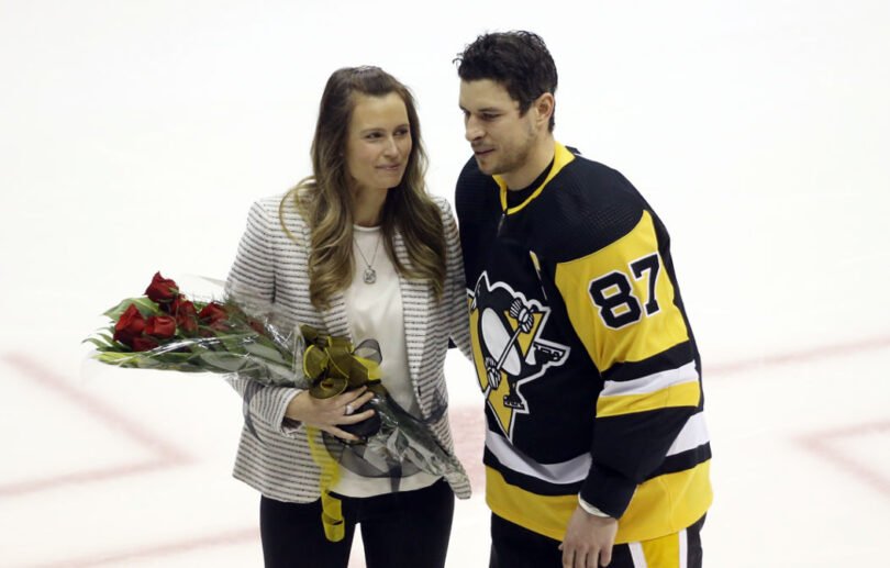 sidney crosby and Kathy Leutner